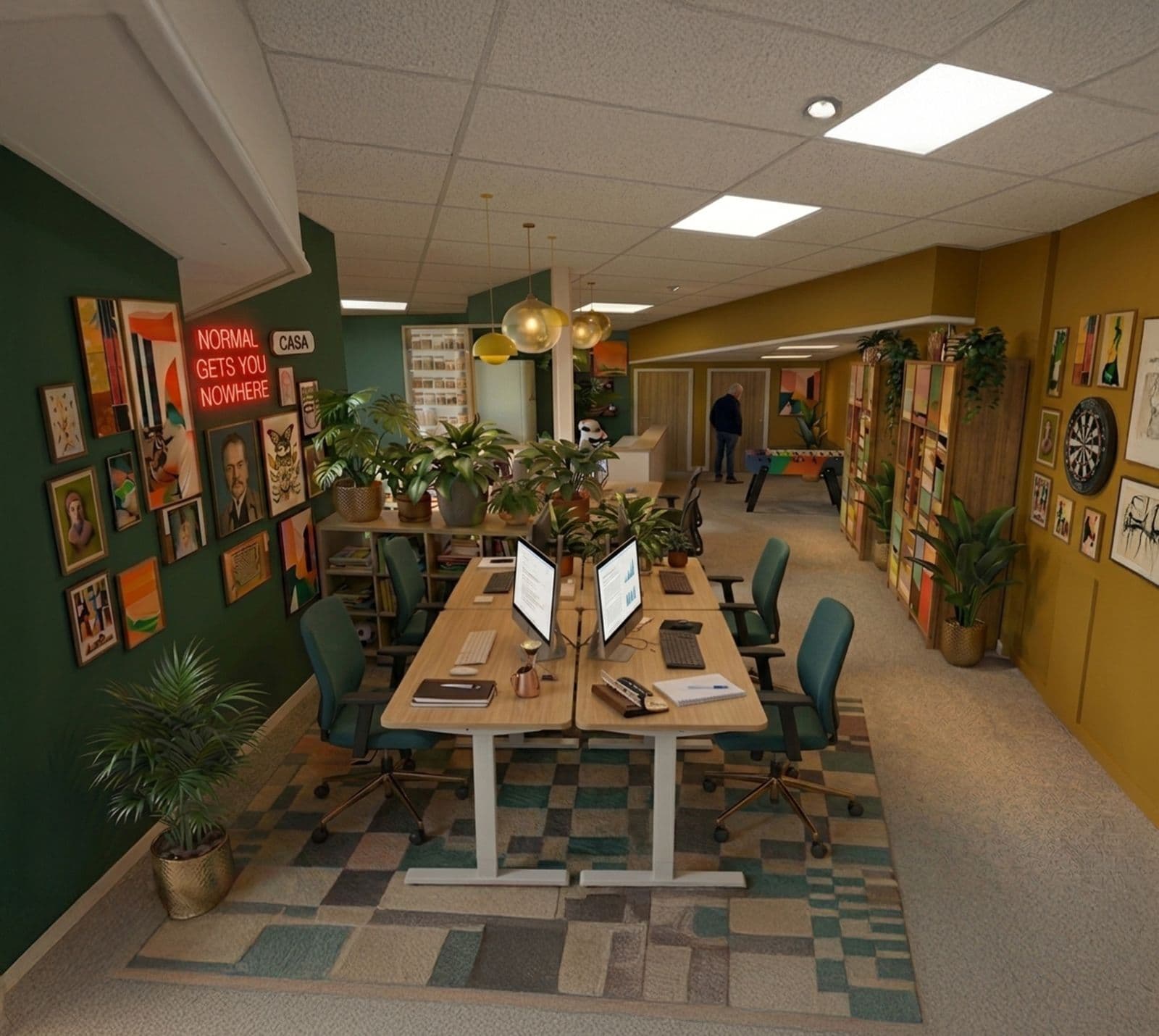 De werkruimte van De Content Club in Nijverdal